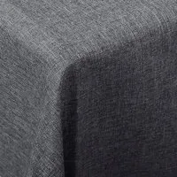 Woltu Tischdecke, Tischdecke Tischtuch waschbar eckig, grau