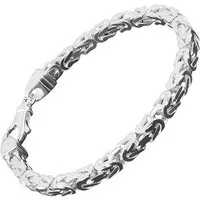 trendor Silberarmband 86106, Königskette Sterlingsilber 925 Breite 4,7 mm