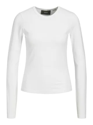 JJXX - JXCELINE GIGI STR LS SOLID TEE JRS NOOS Bright White - Gr. - S