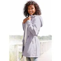 LASCANA Strickfleecejacke mit Kapuze