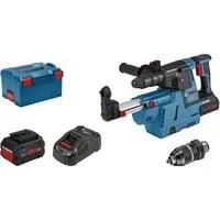 Akku-Bohrhammer GBH 18V-26 F Professional, 18Volt blau/schwarz, 2x Akku ProCORE18V 5,5Ah, L-BOXX, Staubabsaugung