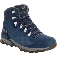 Jack Wolfskin REFUGIO TEXAPORE MID W Wanderschuh wasserdicht, Trekkingschuh