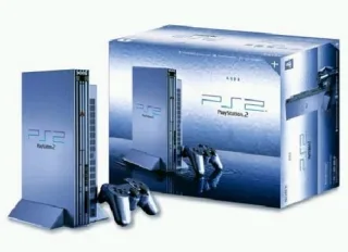 Sony PlayStation 2 fat aqua blue