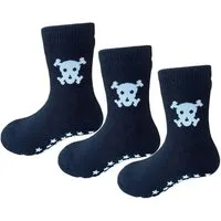 Yalion Langsocken Kinder Baby socken (3 Paar) Anti Rutsch Socken für Jungen Mädchen (Beutel)