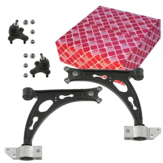 2 Febi Querlenker + Traggelenke vorne Audi A3 Seat Altea Skoda Octavia VW Caddy 3 Jetta