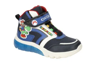 Geox J46LBJ 054FU C4226 Navy Klett Halbschuhe f?r Jungen, atmungsaktiv & wass...