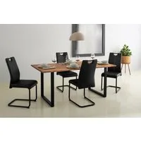 HELA Freischwinger CORA (Set, 2 St), Tragegriff in schwarz