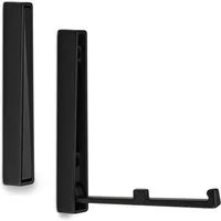SO-TECH® Klapphaken BARI aus Metall, Höhen 80 - 120 mm, Lochabstände 32-70 mm, (1-St), 120 x 16 x 15 mm, schwarz, 1 Stück inkl. Schrauben