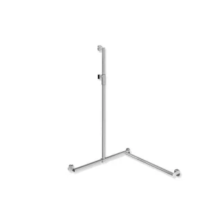 Hewi System 900 Duschhandlauf 900.35M30040 1250 x 765 x 765 mm, Ausführung rechts, chrom
