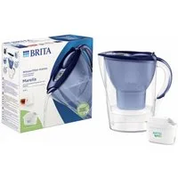 BRITA Wasserfilter Brita Marella 125233 Wassersparfilter-Set 2.4 l Blau