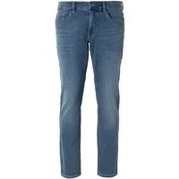HERO by John Medoox 5-Pocket-Jeans Portland Denim Slim Straight Stretch Jeans Straight Fit Casual Clean Wash Denim Jeans für Herren