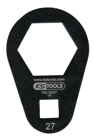 KS Tools 3/8" Einsteck-Ringschlüssel, extra flach - 150.9587