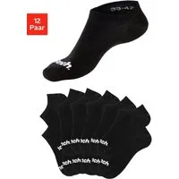 Bench. Sportsocken Damen Herren Sneaker Socken, Laufsocken verschwinden im Schuh (Packung, 12-Paar, No Show Gr. 35-38 bis 47-48) in der Großpackung mit Arch Support