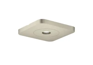 Hansgrohe Deckenrosette Axor Citterio C 120/120 softsquare brushed nickel, 28802820 28802820