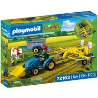 Playmobil® Kleiner Traktor mit Heuschwader (72163), Country Konstruktions-Spielset, Made in Europe
