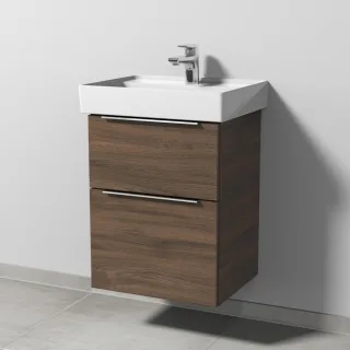 Sanipa 3way Waschtischunterbau zu Villeroy & Boch Collaro Waschtisch mit 2 Auszügen, Eiche-Arizona UM83280