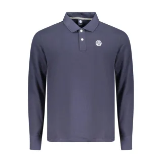 North Sails Blaues Baumwoll-Herrenpoloshirt