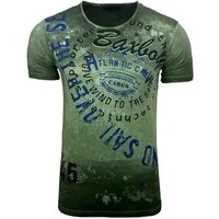 Baxboy T-Shirt Baxboy T-Shirt mit extravagantem Atlantic Crew Druck B-106