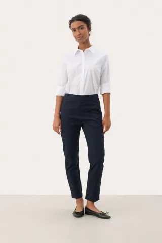 Casual Hose NylaPW Slim fit navy blue