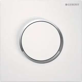 Geberit HyTouch Urinal-Handauslösung weiß/verchromt Kunststoff Sigma10 pneumatisch 116015KJ1