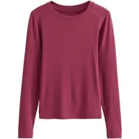 Next T-Shirt Weiches, geripptes, leichtes Langarmshirt (1-tlg)