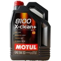 MOTUL Motoröl MOTUL 8100 X-CLEAN+ 5W-30 VW 50400/50700 5 Liter, (1-tlg), BMW LONGLIFE-04 MB-FREIGABE 229.51 PORSCHE C30 VW 504 00 VW 507 00