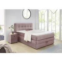 Jockenhöfer Gruppe Boxspringbett Amy, mit Bettkasten und Kaltschaum-Topper, erhältlich in 120, 140 & 180cm