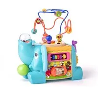 Woodyland Lernspielzeug 700025 Activity Center Elephant - Activityspielzeug, Elefanten-Design