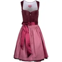 Krüger Madl Dirndl Dirndl Royce 60cm Länge bordeaux