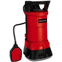 Schmutzwasserpumpe GE-DP 3925 ECO, Tauch- / Druckpumpe rot/schwarz, 390 Watt