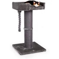 Canadian Cat Company Kratzbaum Watson, Kratzturm mit 18 cm dicker Sisalsäule, grau, ca. 55 x 55 x 100 cm