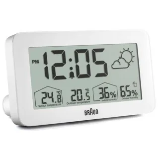 Braun BC 13 W DCF Funkwetterstation weiß