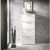 HBZ Schuhkipper Sam Schuhkipper, Schuhschrank BxHxT 59x136x17 cm (1 St), mit 4 Klappen