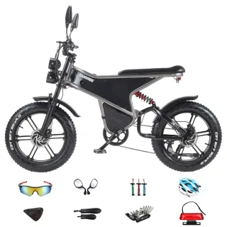 [EU DIRECT] RANDRIDE DM711 Electric Bike 48V 20Ah 1000W*2 Dual Motor 20 Inch Tires Electric Bike 50-60KM Mileage Disc Br