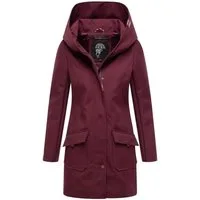 Marikoo Softshelljacke Softshelljacke Mayleen – Damen Übergangsjacke mit Kapuze und Taillierter Schnitt, hoher Tragekomfort und stilvolle Details
