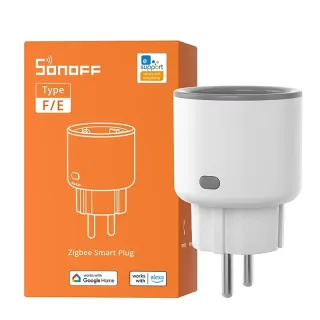 1/2/4Pcs SONOFF S60ZB Type F/E iPlug Zigbe Smart Plug Energy Monitoring Wireless Socket Timer Smart Switch Voice Control