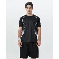 YOUTHUP Sportanzug, Herren Sportanzug mit Farbblock-Design T-Shirt & Shorts Set