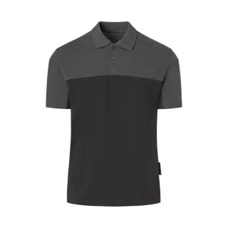 KÜBLER SHIRTS Polo schwarz/dunkelgrau 4XL - 5221 6207-9998-4XL