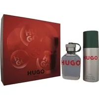 BOSS Duft-Set Boss Hugo Man Eau de Toilette edt 75ml + Deodorant Spray 150ml, 1-tlg.