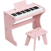 LALAHO Digitalpiano Kinder E-Piano 37 Tasten Kinder Klavier Komplett Set, Kinder-Keyboard,Kinderklavier aus Holz für ab 3 Jahren