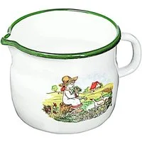 Karl Krüger Milchtopf Milchtopf Gänsekind 10 cm, Emaille, mehrfarbig, (1-tlg)