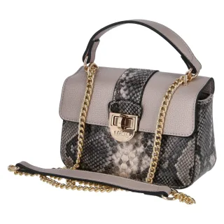 L.Credi Schultertasche SHARINA - Gr.  - Grau - Synthetik