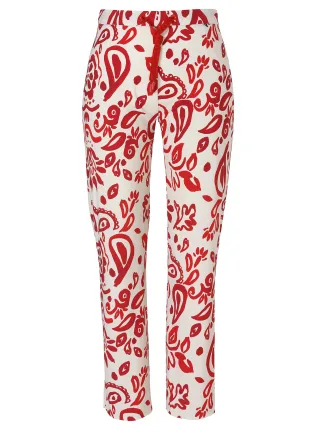 Frapp - Hose lang Druck red multicolor - Gr. - 52