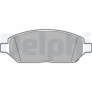 Delphi Bremsbel?ge vorne Opel Karl LP3236