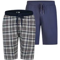 Phil & Co. Pyjamashorts Cozy Classics (2-tlg) Schlafshorts, Pyjama Shorts