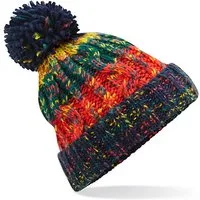 Beechfield® Bommelmütze Warme Damen Strickmütze / Wintermütze mit Bommel für Frauen Thermalband für zusätzliche Wärme