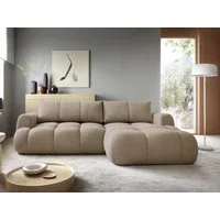 MIRJAN24 Ecksofa Mitto, mit Bettkasten und Schlaffunktion, Ausziehautomatik DL, 270x173x85 cm