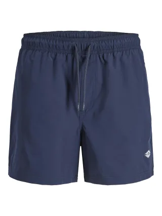 JACK&JONES - JPSTMAUI TROPIC SOLID SWIM SHORTS REG SN Navy Blazer - Gr. - L