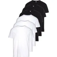Fruit of the Loom T-Shirt, sechs Stück in unterschiedlicher Farbkomination (Packung, 6-tlg., 6er-Pack) mit Rundhalsausschnitt