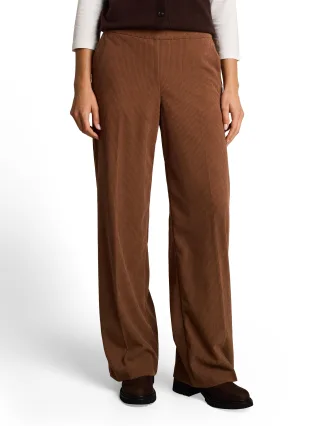Tom Tailor - Wide Leg Cordhose camel - Gr. - 32